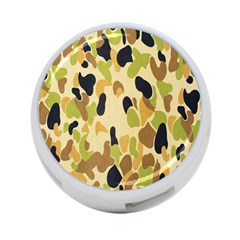 Army Camouflage Pattern 4-port Usb Hub (two Sides)  by Nexatart