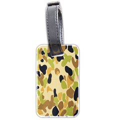 Army Camouflage Pattern Luggage Tags (two Sides) by Nexatart