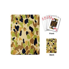 Army Camouflage Pattern Playing Cards (mini)  by Nexatart