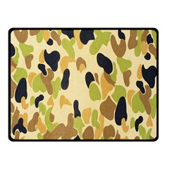 Army Camouflage Pattern Double Sided Fleece Blanket (small)  by Nexatart