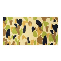 Army Camouflage Pattern Satin Shawl by Nexatart