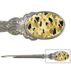 Army Camouflage Pattern Letter Openers by Nexatart