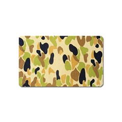 Army Camouflage Pattern Magnet (name Card) by Nexatart