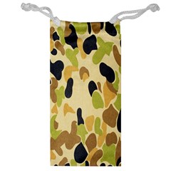 Army Camouflage Pattern Jewelry Bag by Nexatart