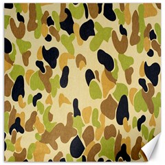 Army Camouflage Pattern Canvas 12  X 12   by Nexatart