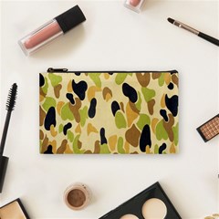 Army Camouflage Pattern Cosmetic Bag (small)  by Nexatart