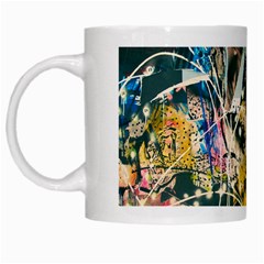 Art Graffiti Abstract Vintage White Mugs by Nexatart