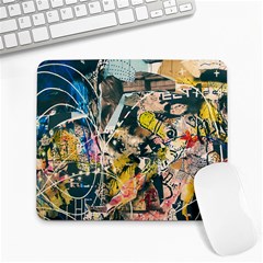 Art Graffiti Abstract Vintage Large Mousepads by Nexatart