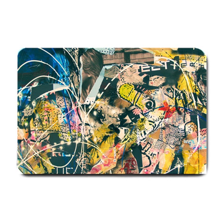 Art Graffiti Abstract Vintage Small Doormat 