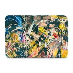 Art Graffiti Abstract Vintage Plate Mats by Nexatart