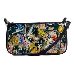 Art Graffiti Abstract Vintage Shoulder Clutch Bags by Nexatart