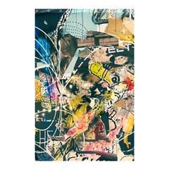 Art Graffiti Abstract Vintage Shower Curtain 48  X 72  (small)  by Nexatart