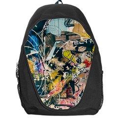 Art Graffiti Abstract Vintage Backpack Bag by Nexatart