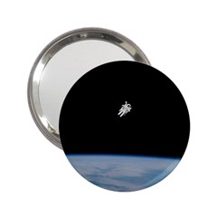 Astronaut Floating Above The Blue Planet 2 25  Handbag Mirrors by Nexatart