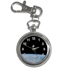 Astronaut Floating Above The Blue Planet Key Chain Watches by Nexatart