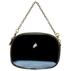 Astronaut Floating Above The Blue Planet Chain Purses (two Sides)  by Nexatart