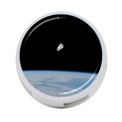 Astronaut Floating Above The Blue Planet 4-port Usb Hub (two Sides)  by Nexatart