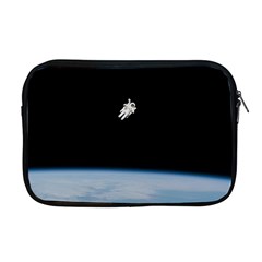 Astronaut Floating Above The Blue Planet Apple Macbook Pro 17  Zipper Case by Nexatart