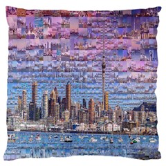 Auckland Travel Large Cushion Case (two Sides) by Nexatart