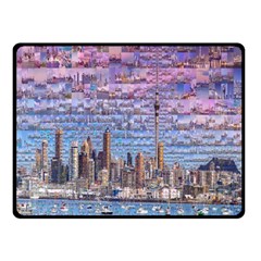 Auckland Travel Double Sided Fleece Blanket (small)  by Nexatart