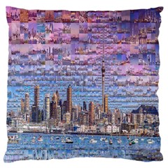 Auckland Travel Large Flano Cushion Case (two Sides) by Nexatart