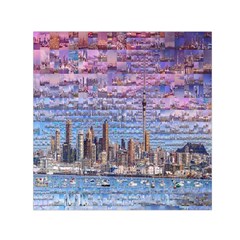 Auckland Travel Small Satin Scarf (square) by Nexatart