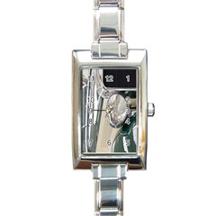 Auto Automotive Classic Spotlight Rectangle Italian Charm Watch by Nexatart