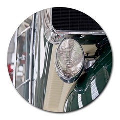 Auto Automotive Classic Spotlight Round Mousepads by Nexatart