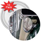 Auto Automotive Classic Spotlight 3  Buttons (10 pack)  Front