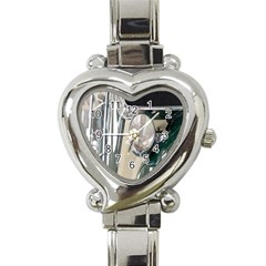 Auto Automotive Classic Spotlight Heart Italian Charm Watch by Nexatart