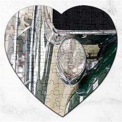 Auto Automotive Classic Spotlight Jigsaw Puzzle (heart) by Nexatart