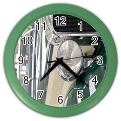 Auto Automotive Classic Spotlight Color Wall Clocks by Nexatart