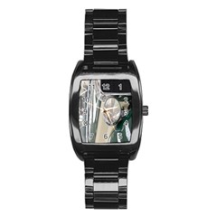 Auto Automotive Classic Spotlight Stainless Steel Barrel Watch by Nexatart