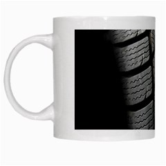 Auto Black Black And White Car White Mugs by Nexatart