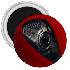 Auto Red Fast Sport 3  Magnets by Nexatart