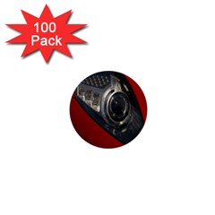 Auto Red Fast Sport 1  Mini Buttons (100 Pack)  by Nexatart