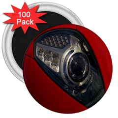 Auto Red Fast Sport 3  Magnets (100 Pack) by Nexatart