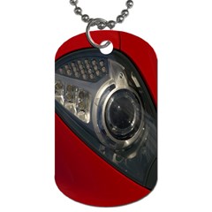 Auto Red Fast Sport Dog Tag (one Side) by Nexatart