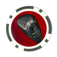 Auto Red Fast Sport Poker Chip Card Guard (10 Pack) by Nexatart