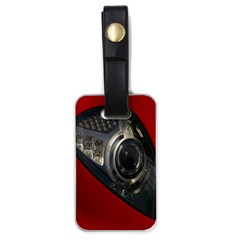 Auto Red Fast Sport Luggage Tags (one Side)  by Nexatart