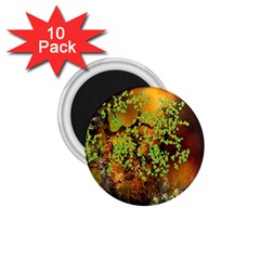 Backdrop Background Tree Abstract 1.75  Magnets (10 pack) 