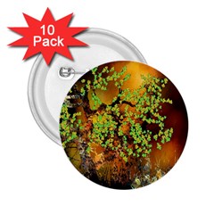 Backdrop Background Tree Abstract 2.25  Buttons (10 pack) 