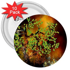 Backdrop Background Tree Abstract 3  Buttons (10 pack) 