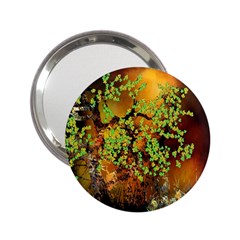 Backdrop Background Tree Abstract 2.25  Handbag Mirrors