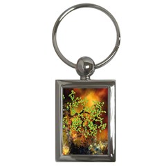 Backdrop Background Tree Abstract Key Chains (Rectangle) 