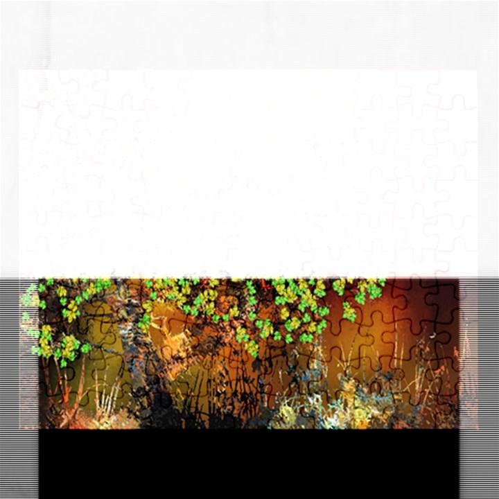 Backdrop Background Tree Abstract Rectangular Jigsaw Puzzl