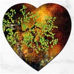 Backdrop Background Tree Abstract Jigsaw Puzzle (Heart) Front