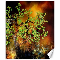 Backdrop Background Tree Abstract Canvas 8  x 10 