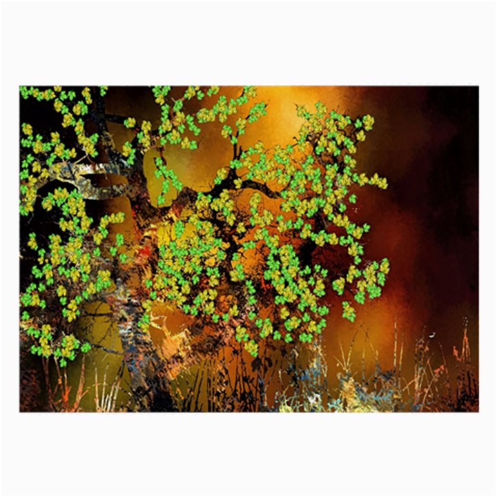 Backdrop Background Tree Abstract Large Glasses Cloth (2-Side)