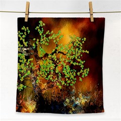 Backdrop Background Tree Abstract Face Towel